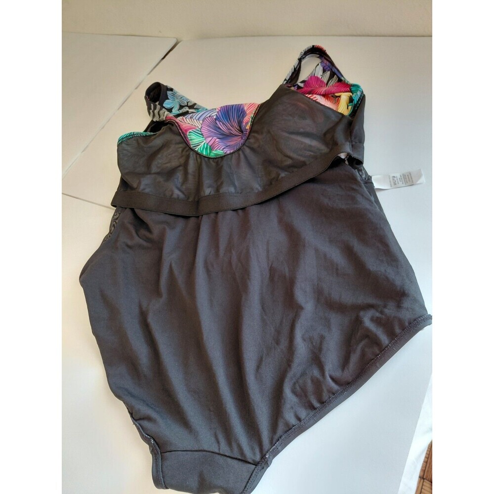 Swimsuit For All - Women's Sz 22 Floral Plus Size Summer ,beach, Swim - Picture 8 of 10
